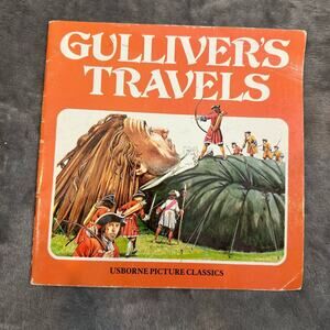 Gulliver's Travels in Lilliput Book 1982 Usborne Picture Classics Vintage Book
